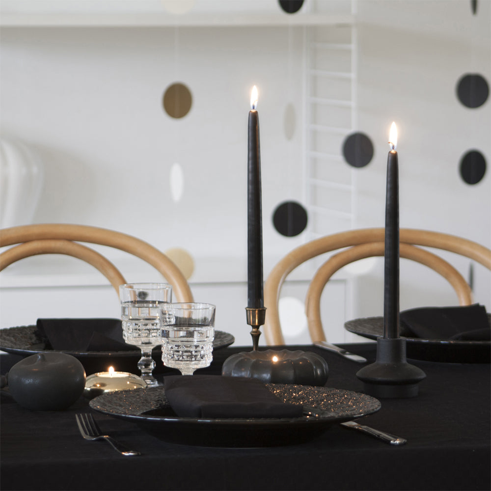 Christina Antikljus 8er-Pack Schwarz I Ø 22 x H 255 mm – 100 % Stearin
