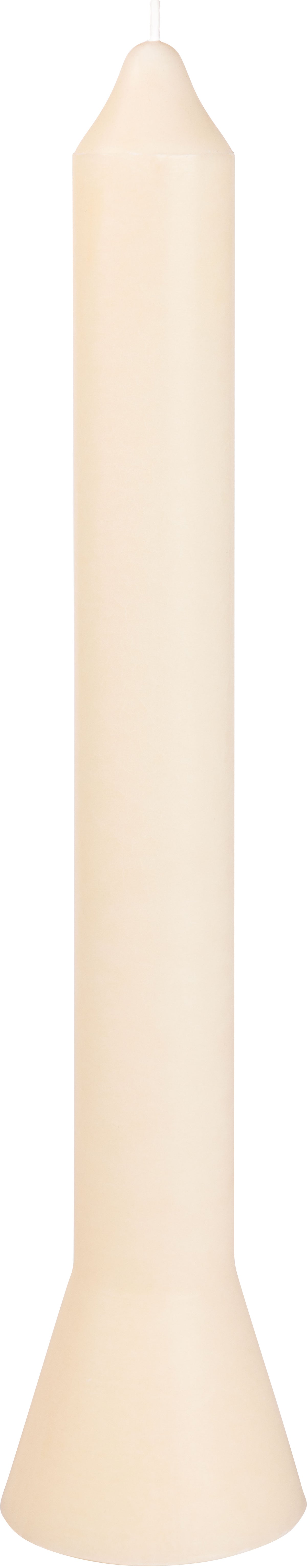 Premiumkerze Anna Crème I Selbstlöschend I Ø 39 x H 360 mm