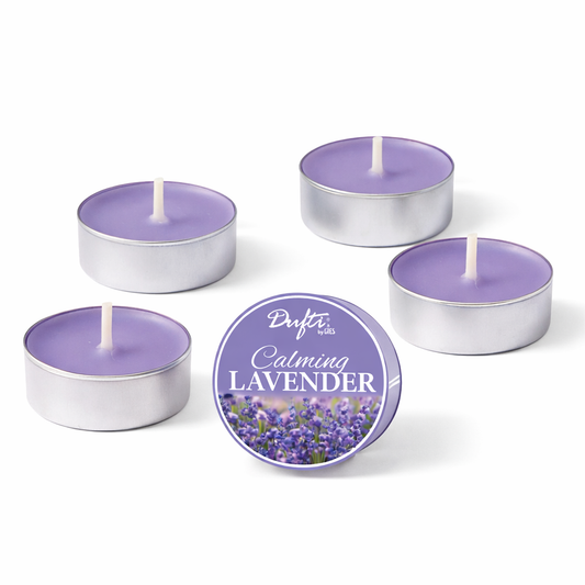 Dufti by Gies Duftlichte Calming Lavender – 18er Flatpack | Ø 38 mm