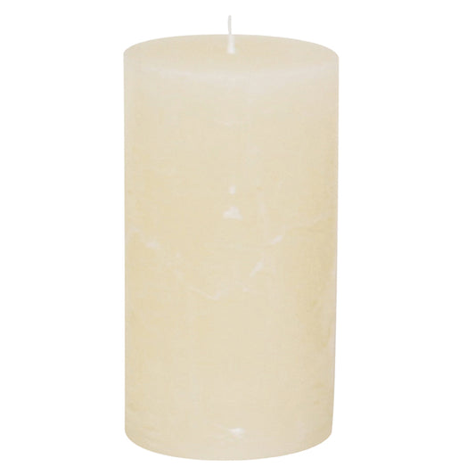 Premium Rustikkerze Champagner | Ø 68 x H 130 mm
