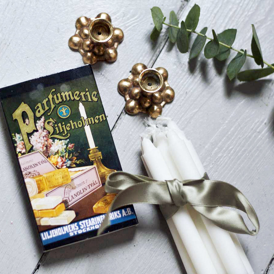 Weihnachtsbaumkerzen 20 Stück I Weiß I Ø 12 x H 110 mm