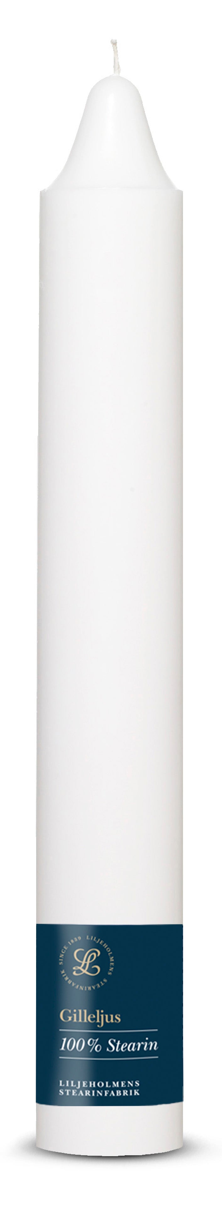 Gilleljus Ø 50 x H 350 mm | Weiß - Traditionelle Kirchenkerze