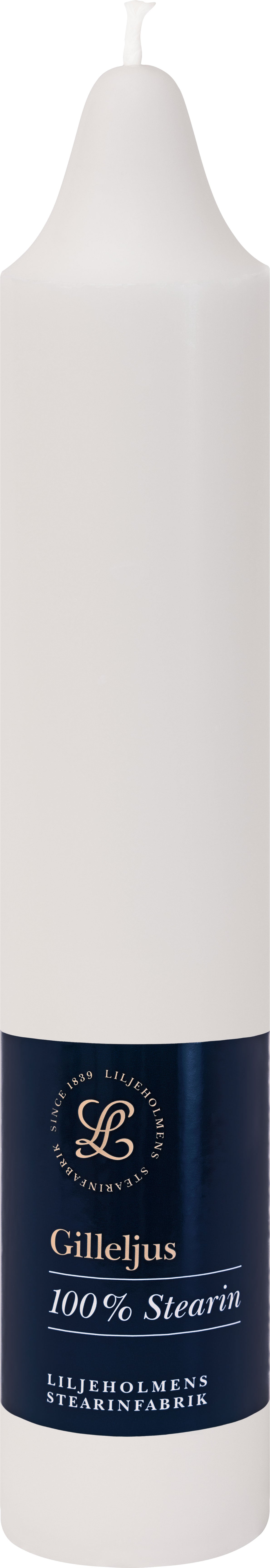 Gilleljus Ø 50 x H 275 mm | Weiß - Traditionelle Kirchenkerze
