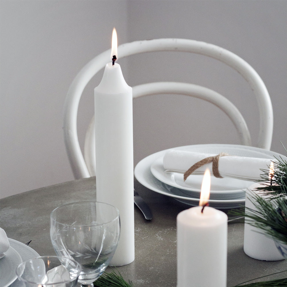 Gilleljus Ø 50 x H 275 mm | Weiß - Traditionelle Kirchenkerze