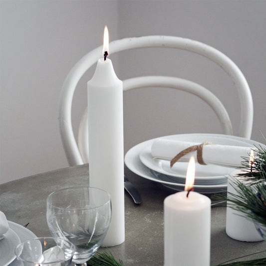 Gilleljus Ø 50 x H 275 mm | Weiß - Traditionelle Kirchenkerze