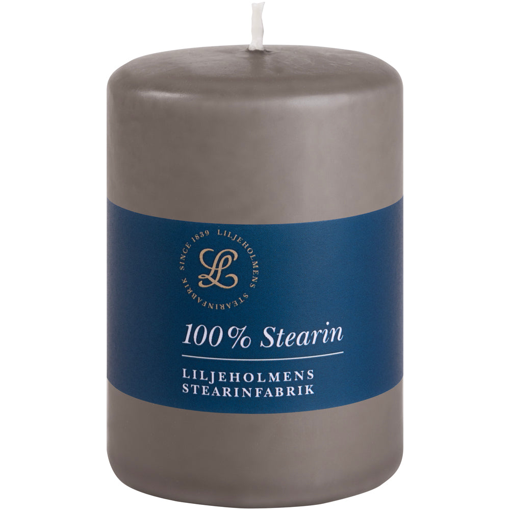 Blockkerze Nougat I Ø 68 x H100 mm – 100 % Stearin