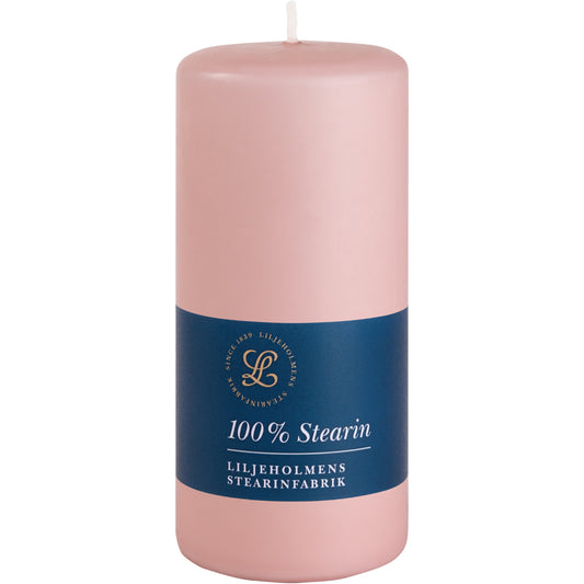 Blockkerze Rosé Ø 68 x H150 mm – 100 % Stearin