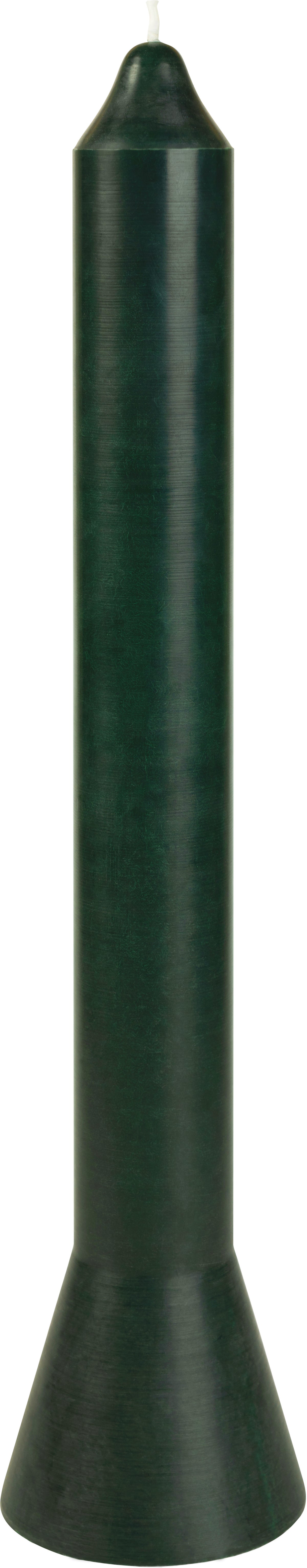 Premiumkerze Anna Tannengrün I Selbstlöschend I Ø 39 x H 360 mm