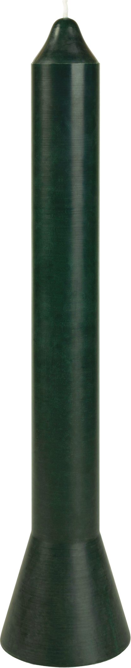 Premiumkerze Anna Tannengrün I Selbstlöschend I Ø 39 x H 360 mm