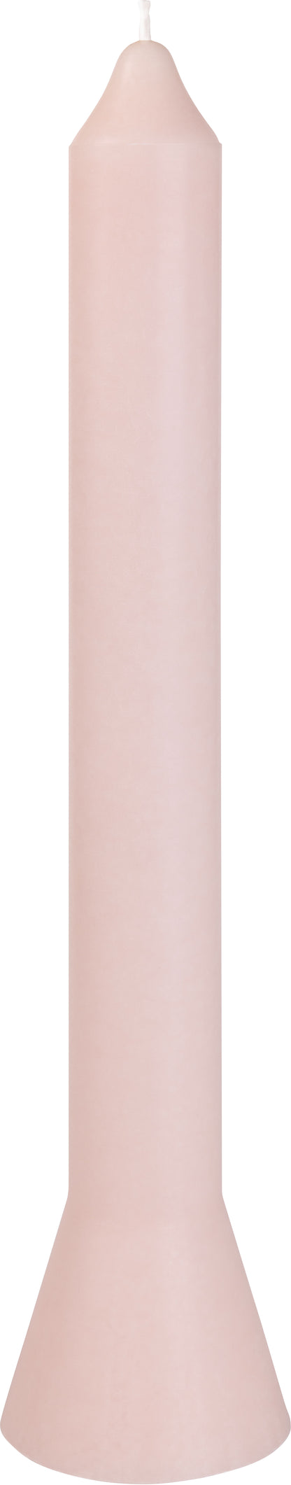 Premiumkerze Anna Rosé I Selbstlöschend I Ø 39 x H 360 mm