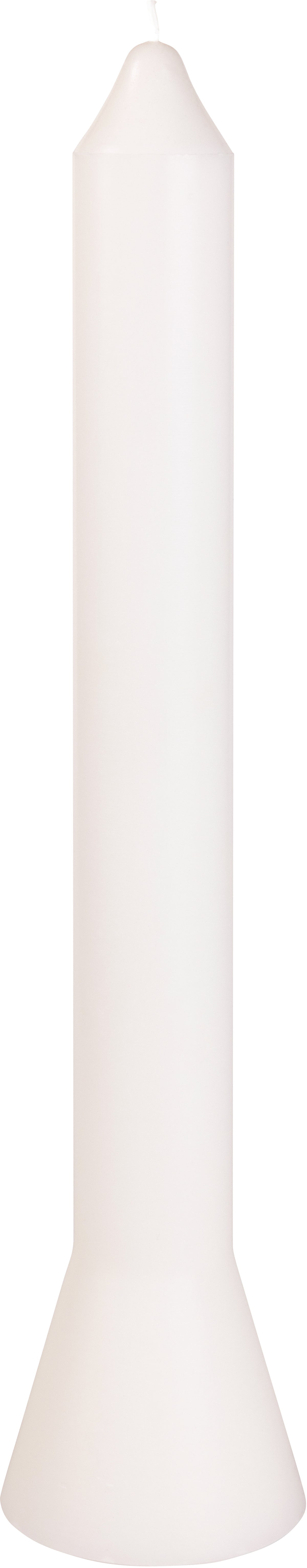 Premiumkerze Anna Weiß I Selbstlöschend I Ø 39 x H 360 mm