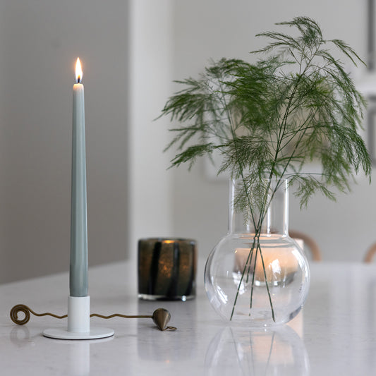 Prismaljus 4er-Pack Salbei I Achteckiges Design I Ø 21 x H 280 mm