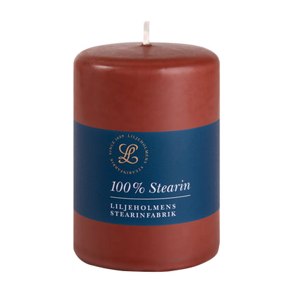 Blockkerze Terracotta I Ø 68 x H100 mm – 100 % Stearin