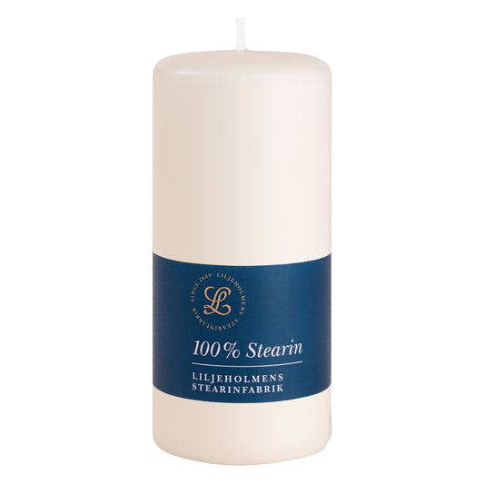 Blockkerze Crème Ø 68 x H150 mm – 100 % Stearin