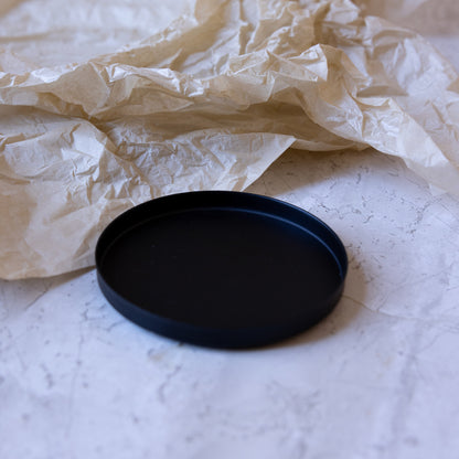 Kerzenhalter schwarz I Ø 90 mm