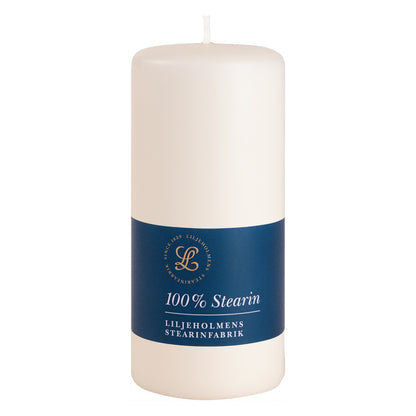 Blockkerze Crème Ø 58x130 mm - 100% Stearin