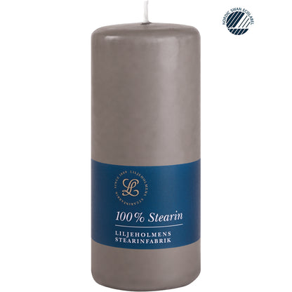 Blockkerze 58x130 mm I Nougat - 100% Stearin