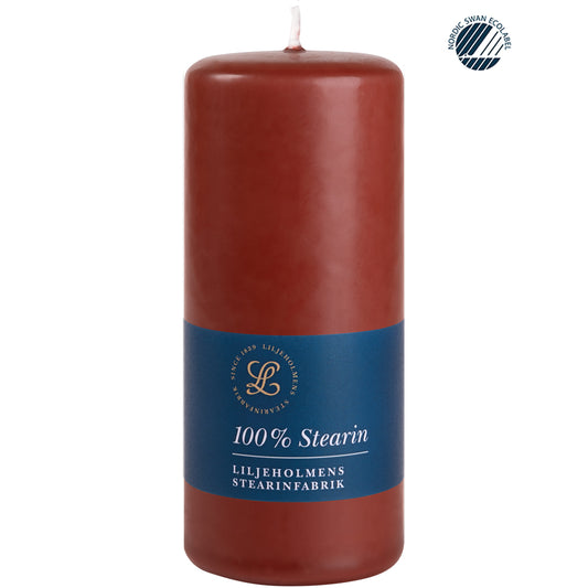 Blockkerze Terracotta Ø 58x130 mm - 100% Stearin