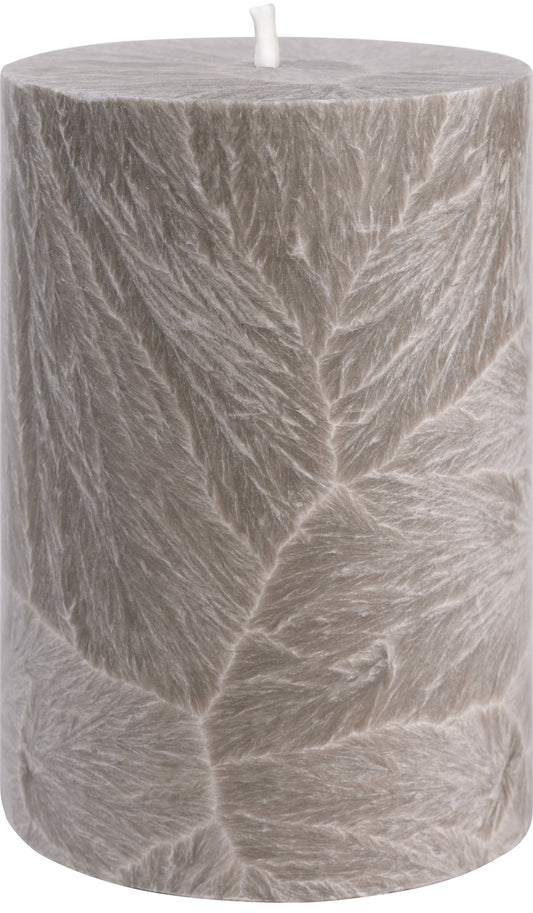 Shea-Blockljus Nougat I Ø 67 x H100 mm – nachhaltige Eleganz