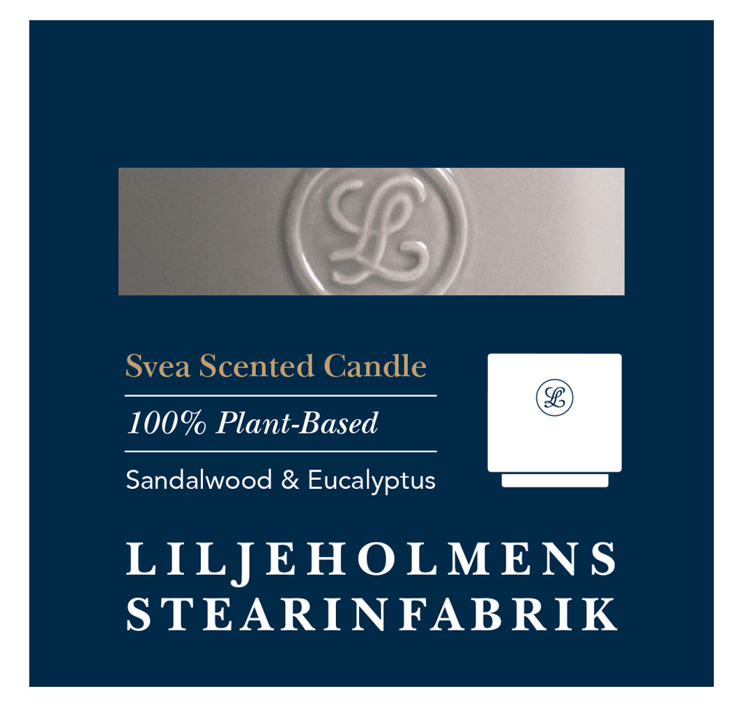 Duftkerze „Svea“ mit Eukalyptus & Sandelholz