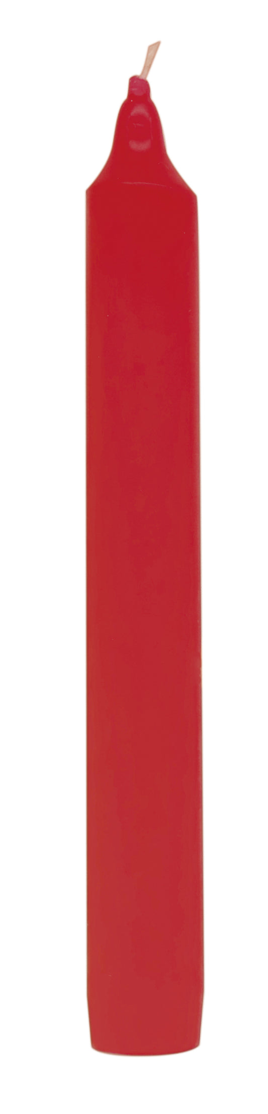 Haushaltskerzen Rot – 104er Karton | Ø 21,5 x H 180 mm