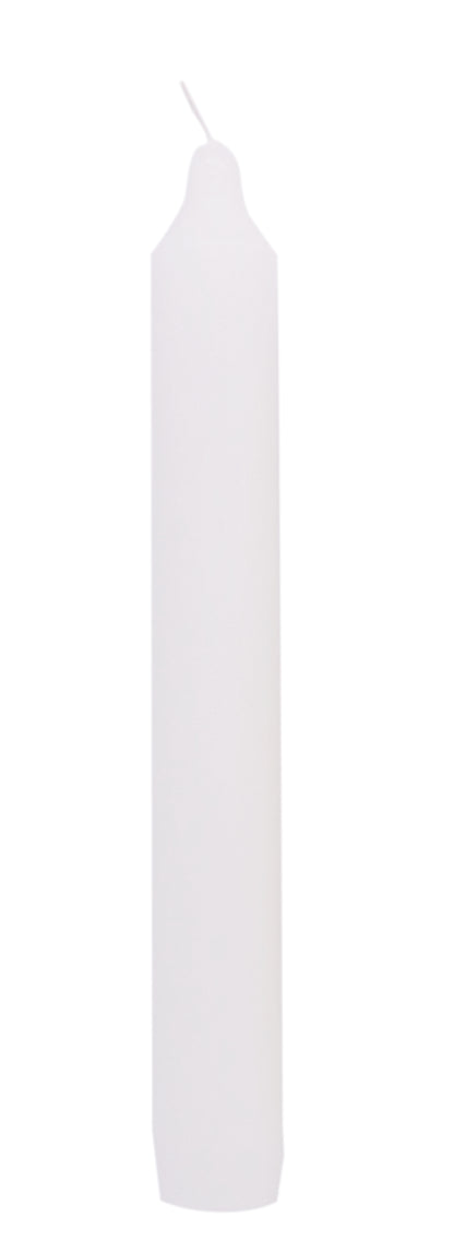 Haushaltskerzen Weiß – 104er Karton | Ø 21,5 x H 180 mm